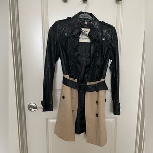 Burberry Trench Coat | Tan & Black